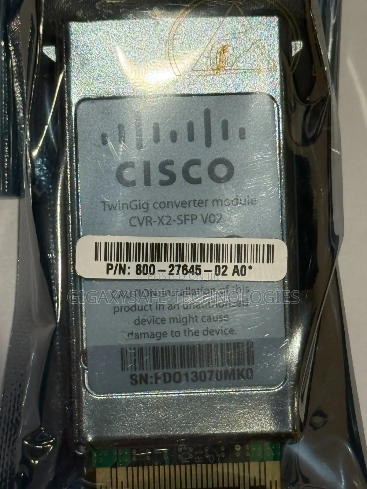 Cisco CVR-X2-SFP Twingig Converter Module