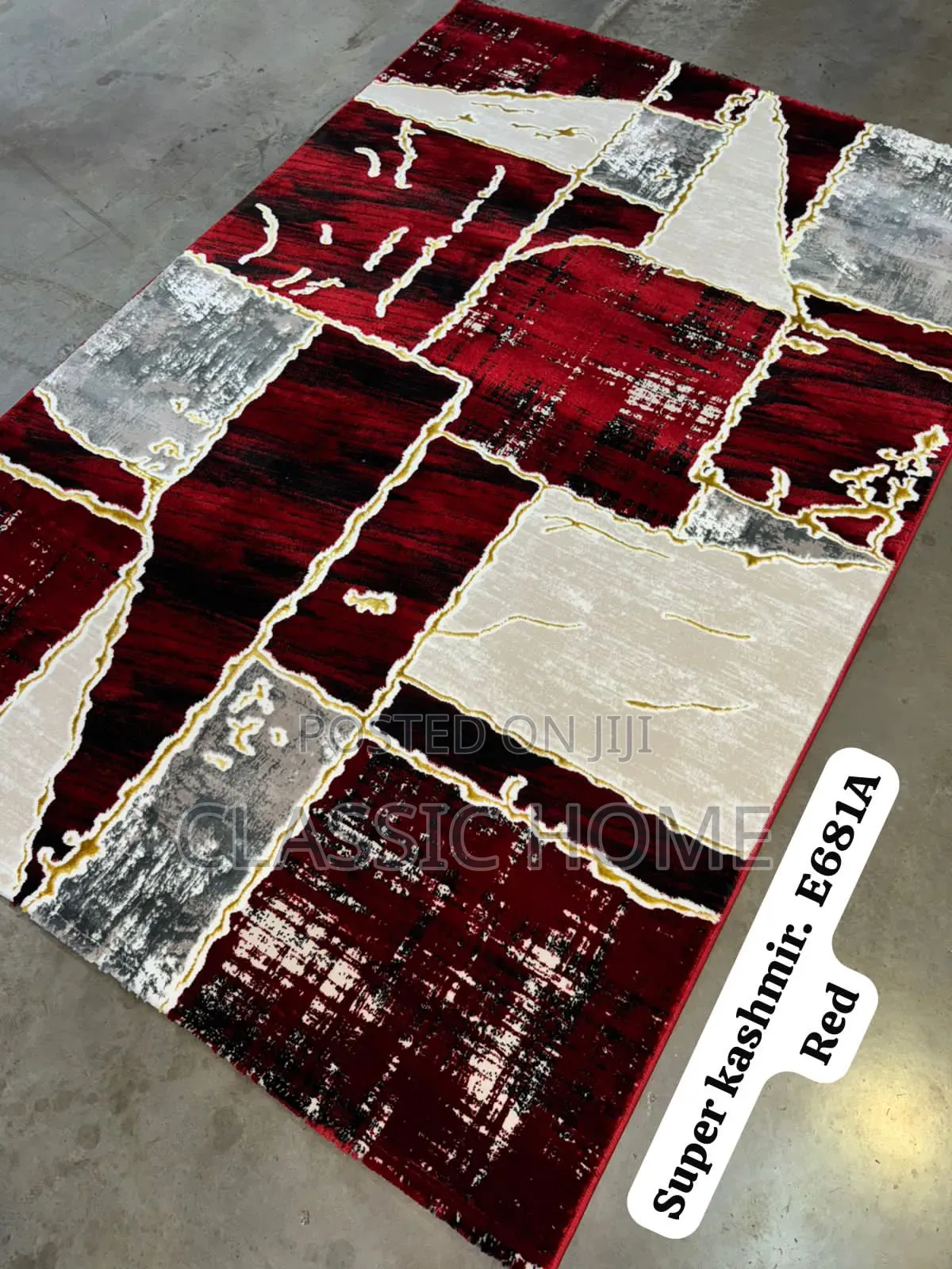 Red Turkish Center Rug