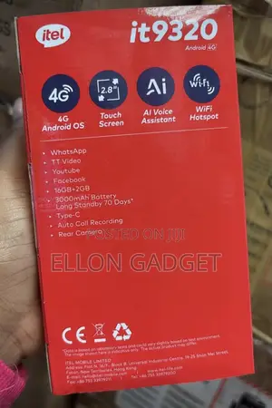 New Itel it5120 Black