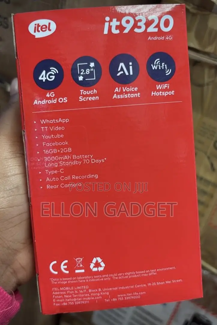 New Itel it5120 Black