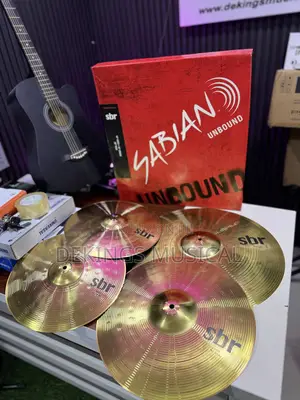 Original Sabian SBR Cymbals - 14” Hihat, 16” Crash and 20” Ride