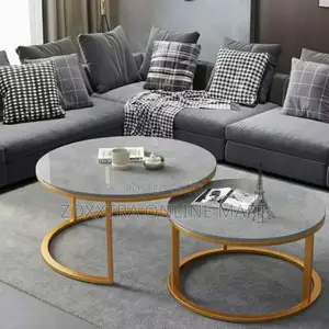 Real Marble Twin Centre Table