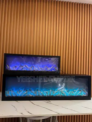 Giant Multicolored Fireplace Unit