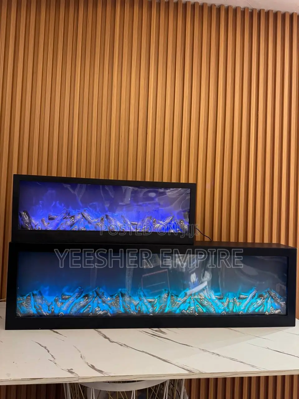 Giant Multicolored Fireplace Unit