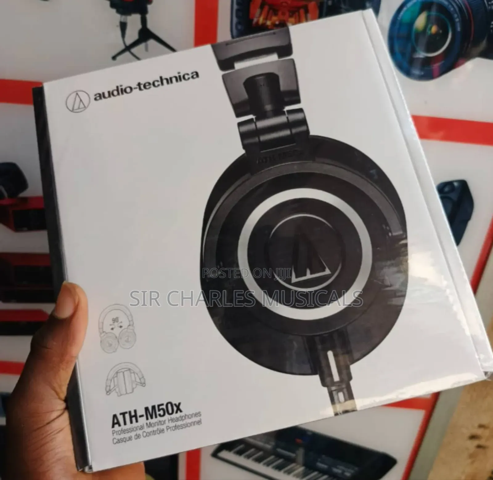 Audio-Technica Ath-M50x Professional Studio Headphone