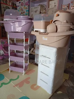 Foreign Baby Bath Set With Trolley