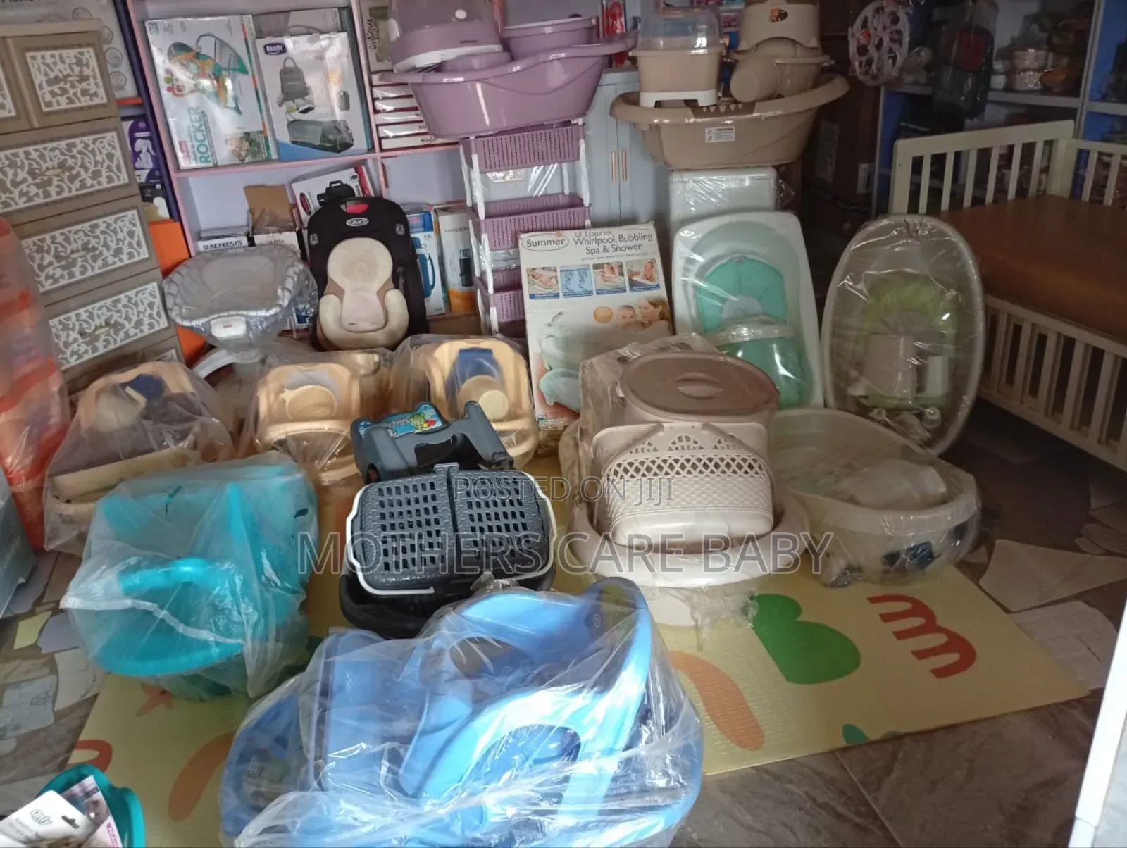 Foreign Baby Bath Set With Trolley
