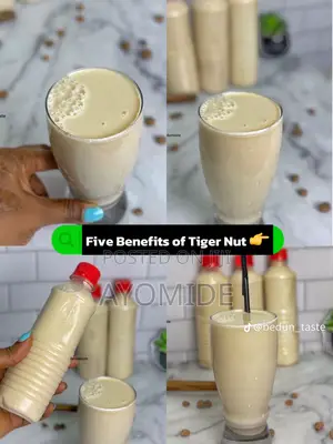 Fresh Thick Tigernut Milk in Ibadan”