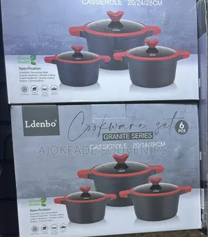 3pcs Set Granite Cookware