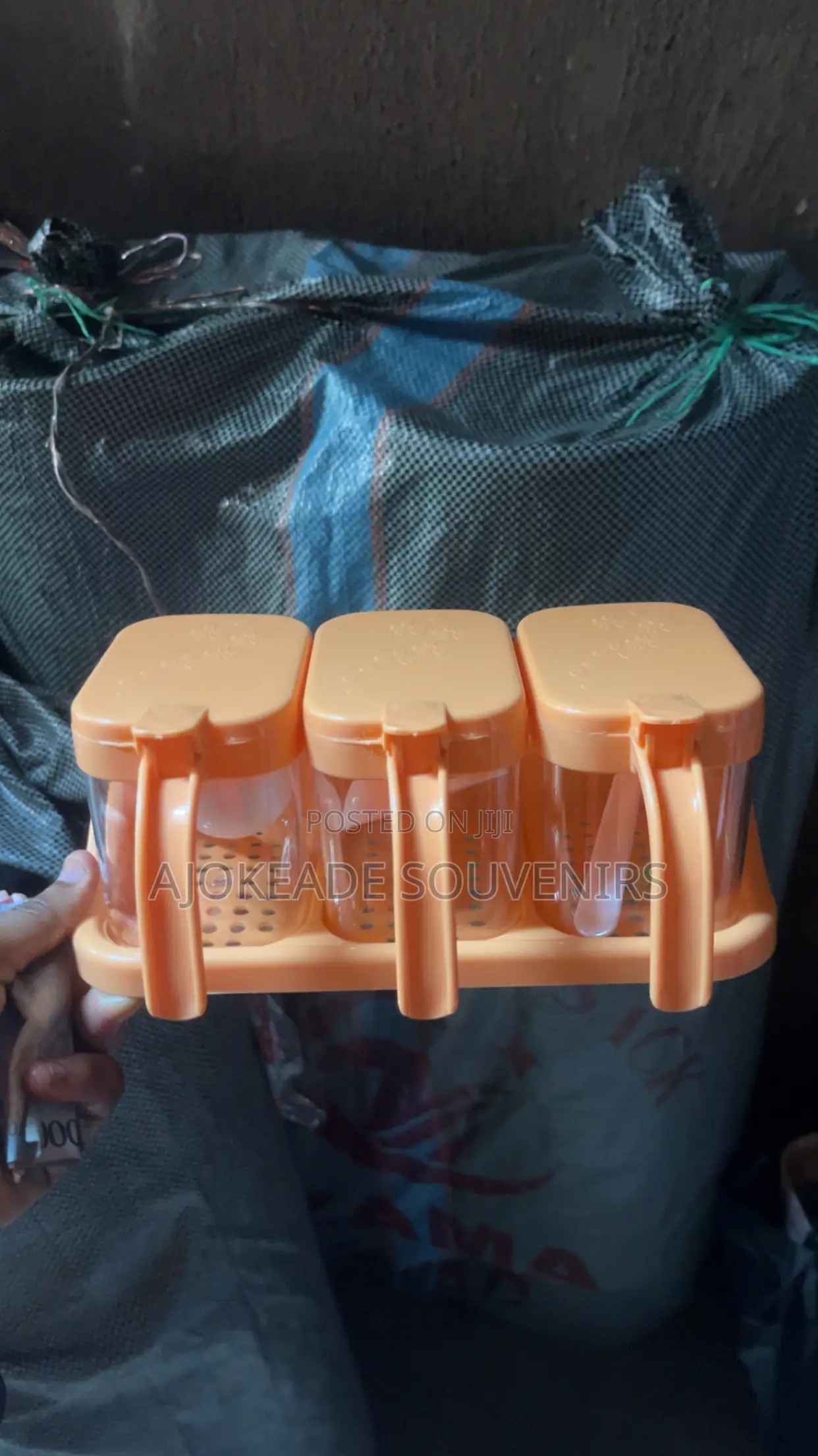 3pcs Plastic Spice Container