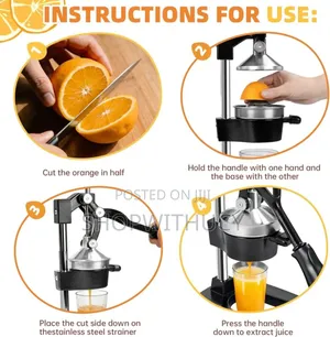 Cast Iron Heavy Duty Manual Juicer Press