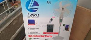 Leku 16-Inch Rechargeable Standing Fan With Remote Control.