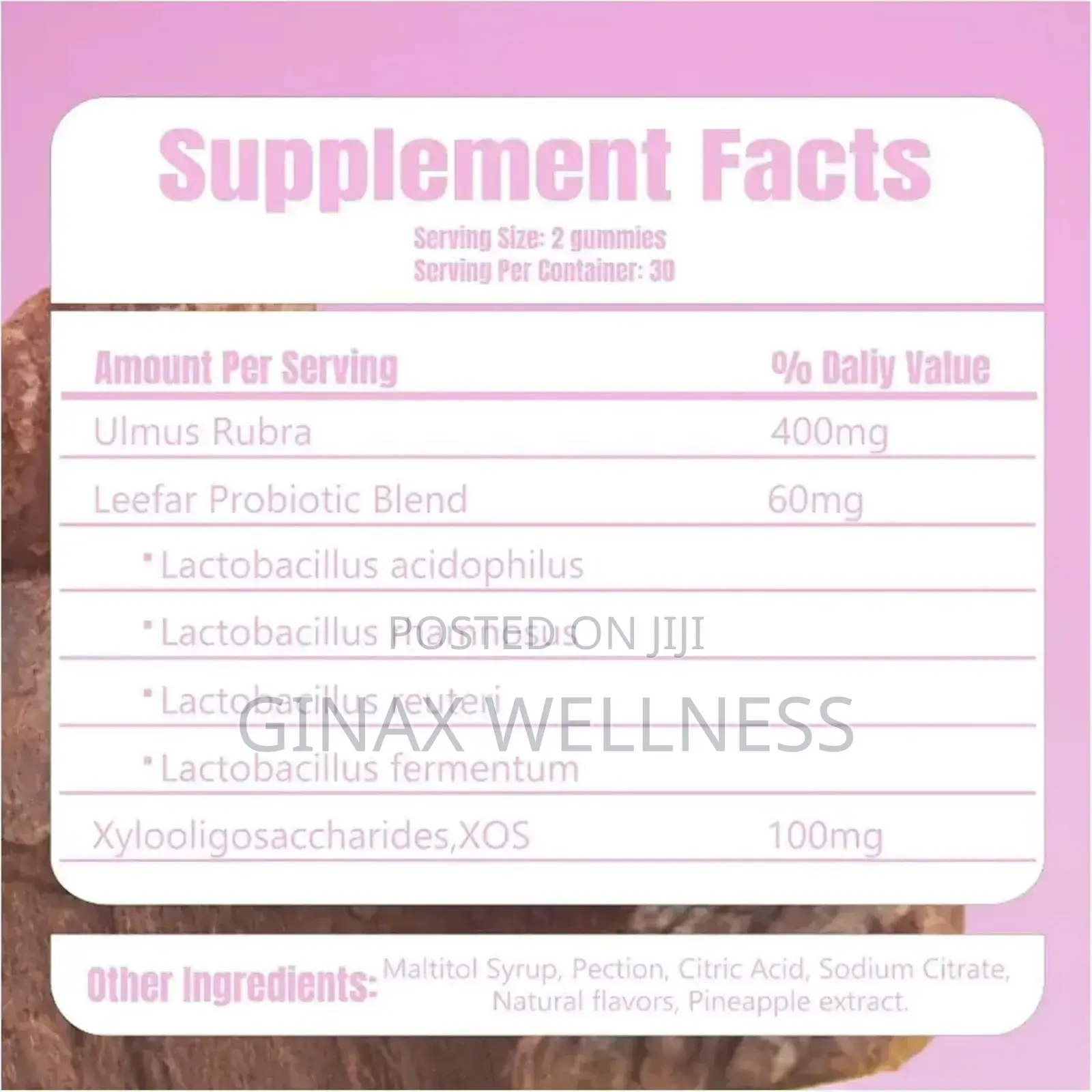 Women's Probiotic + Slippery Elm Gummies