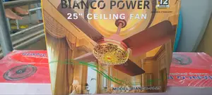 Bianco Short Blades Ceiling Fan. 12 Months Warranty ,German Standard.