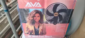 Ava 18-Inch Wall Fan ,5 Speed Blades.