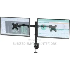 Double Arm Monitor Desk Mount 17"-27"