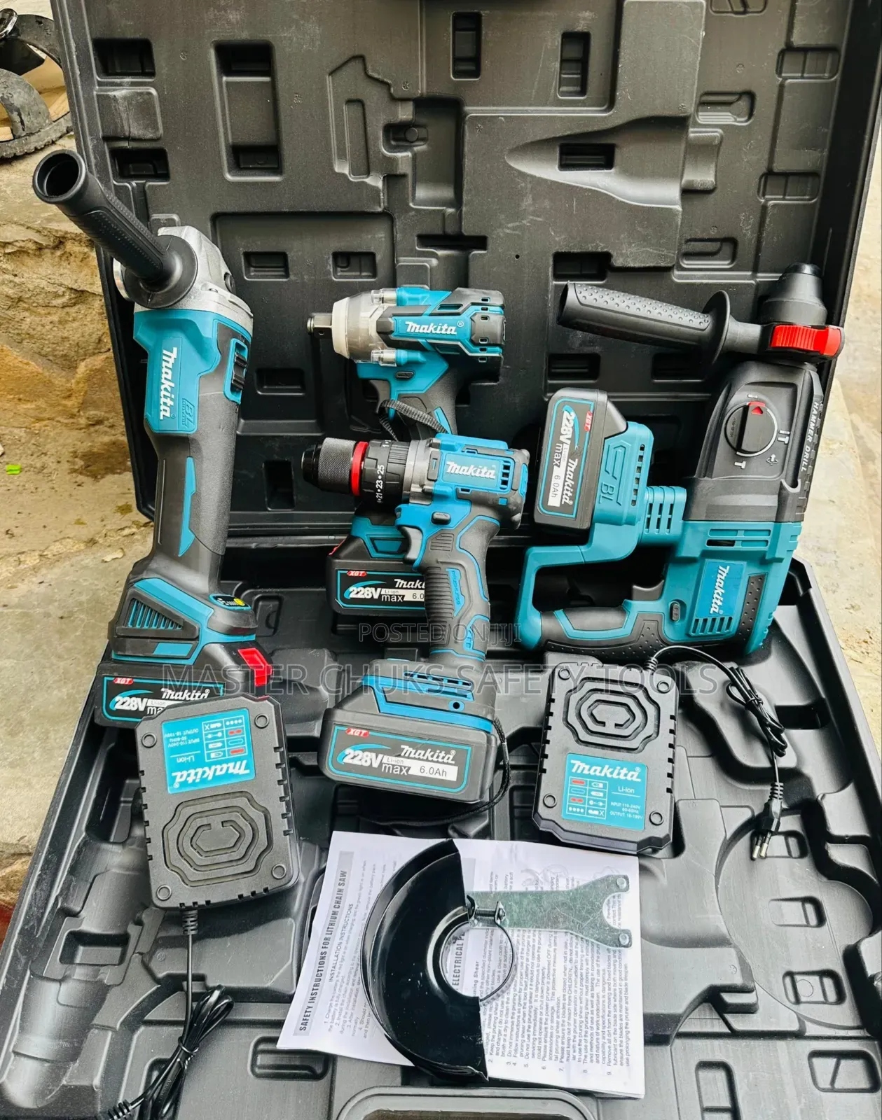 4 in 1 Combo Kit Drilling Machine