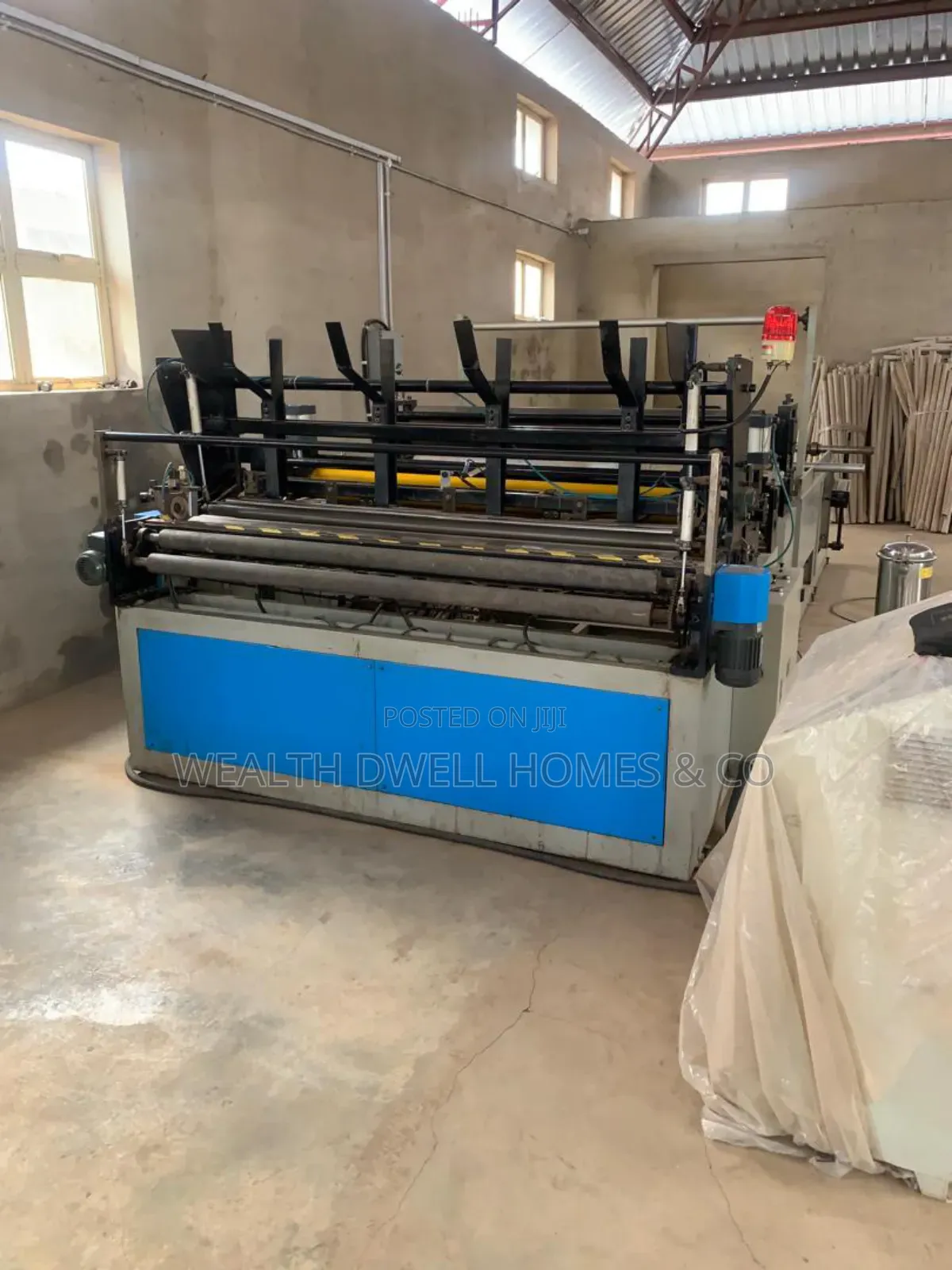 Fully Equipped and Automated Tissue Paper Factory All Documents Intact
