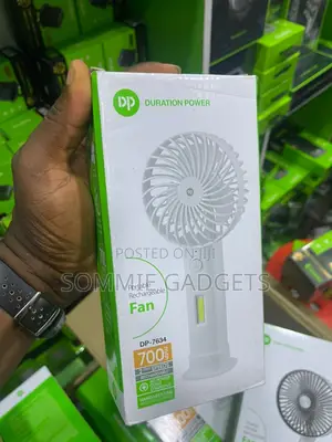 Dp Rechargeable Fan 700mah Portable Fan