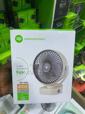 Dp 7638 Rechargeable Fan,4000mah
