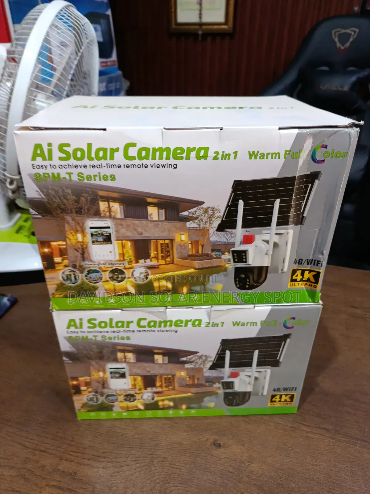 Al Solar Camera With Panel With Wi-Fi