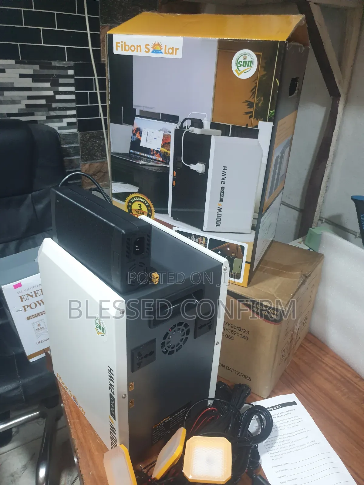1000w Solar Generator With 2kwh Lithium Battery
