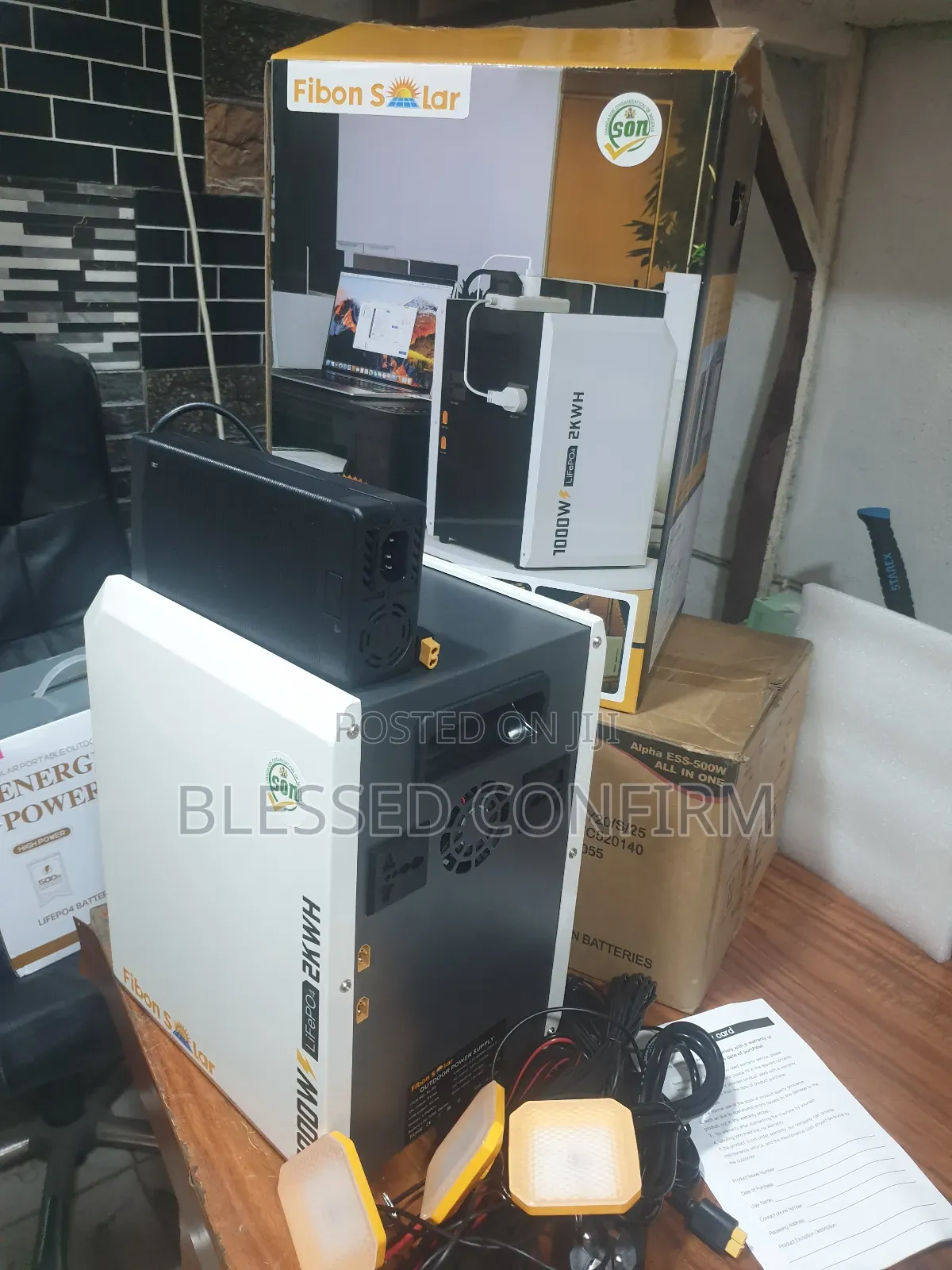 1000w Solar Generator With 2kwh Lithium Battery