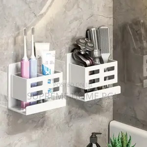 Toothbrush Toothpaste Comb Storage Rack Bathroom
