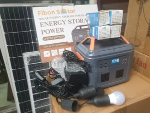 550w Solar Generator With 150w Solar Panel