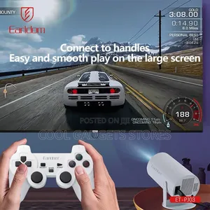 Earldom Pj03 Gaming Projector With 2 Pad