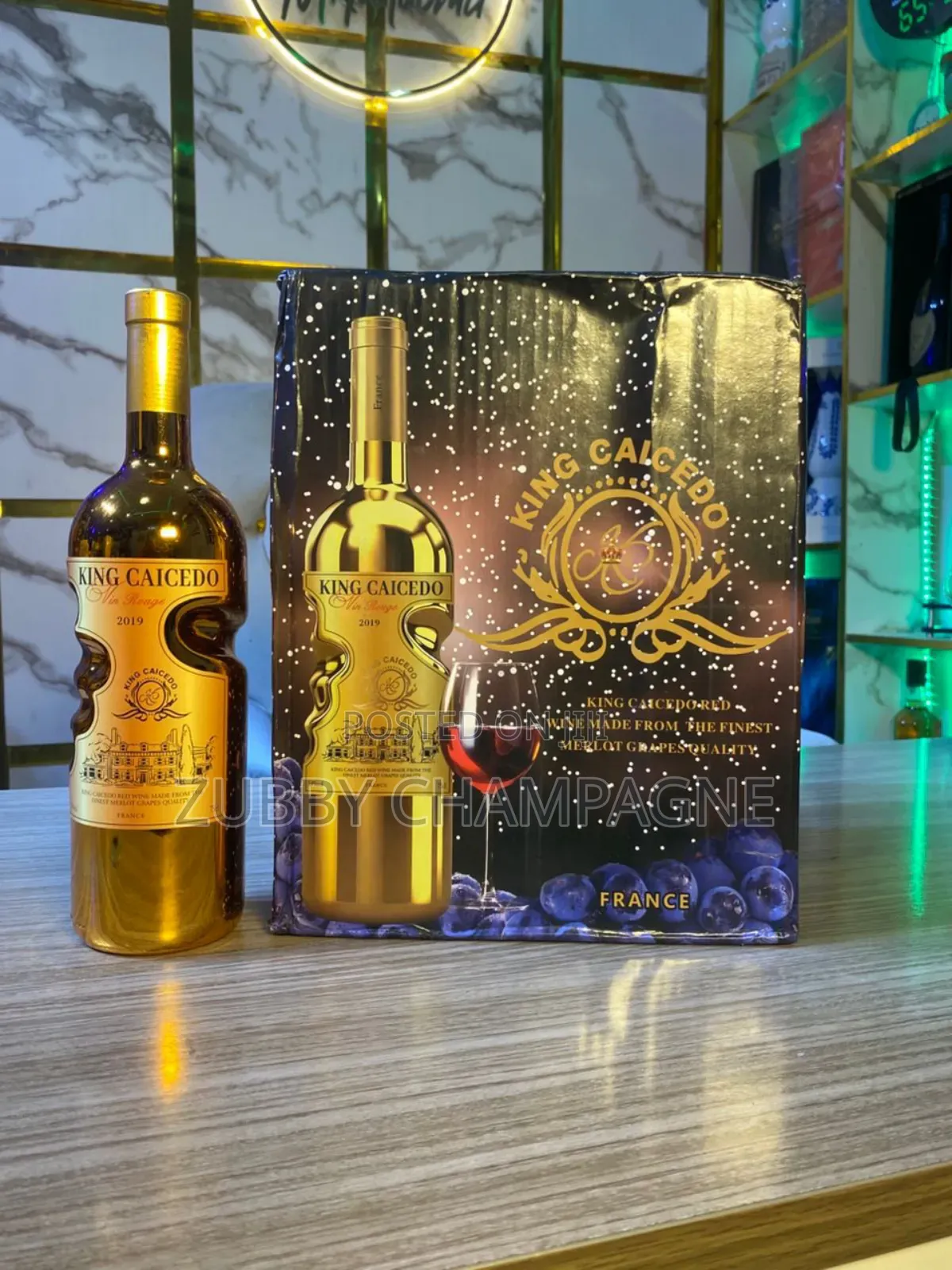 Golden Red Wine