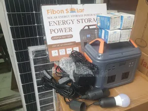 Powerful 550w All in One Solar Generator With 4dc Bulbs