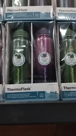 Thermoflask 1.2 Liter Stainless Steel Bottle, 2 Pack