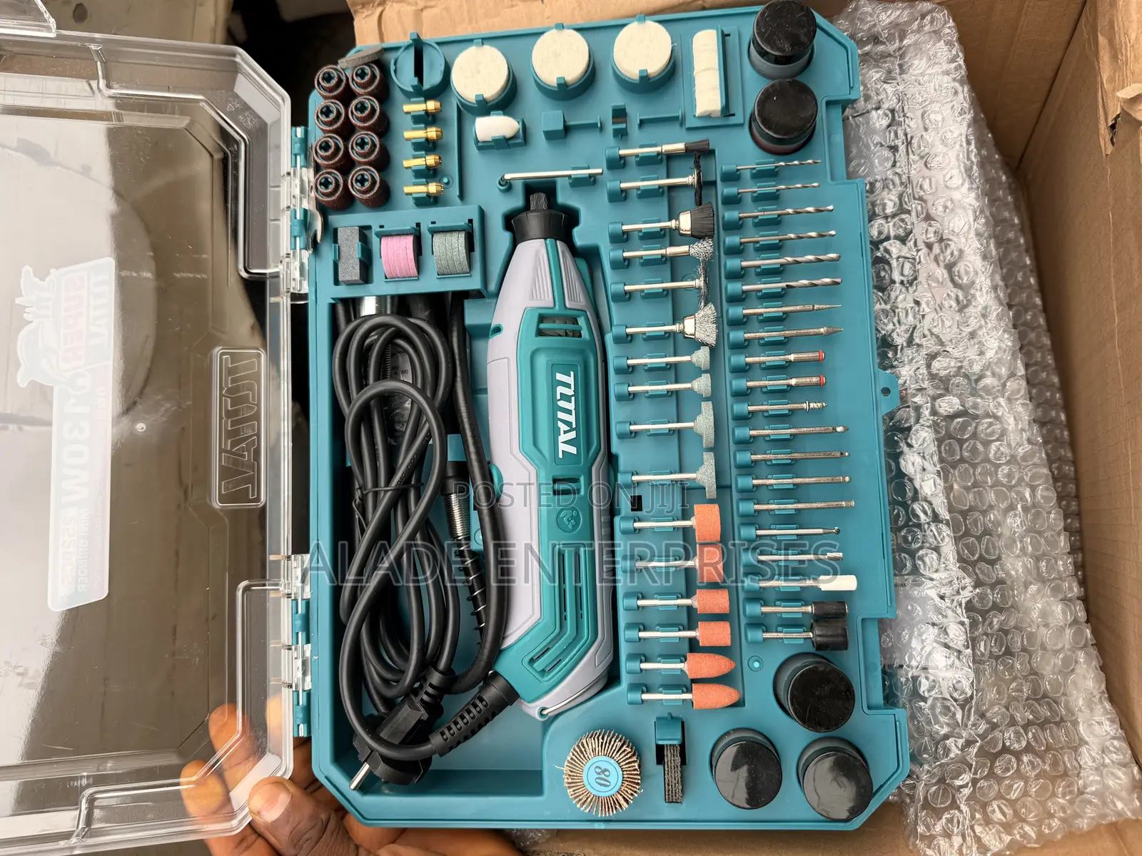 Total Mini Die Grinder With 252pcs Accessories