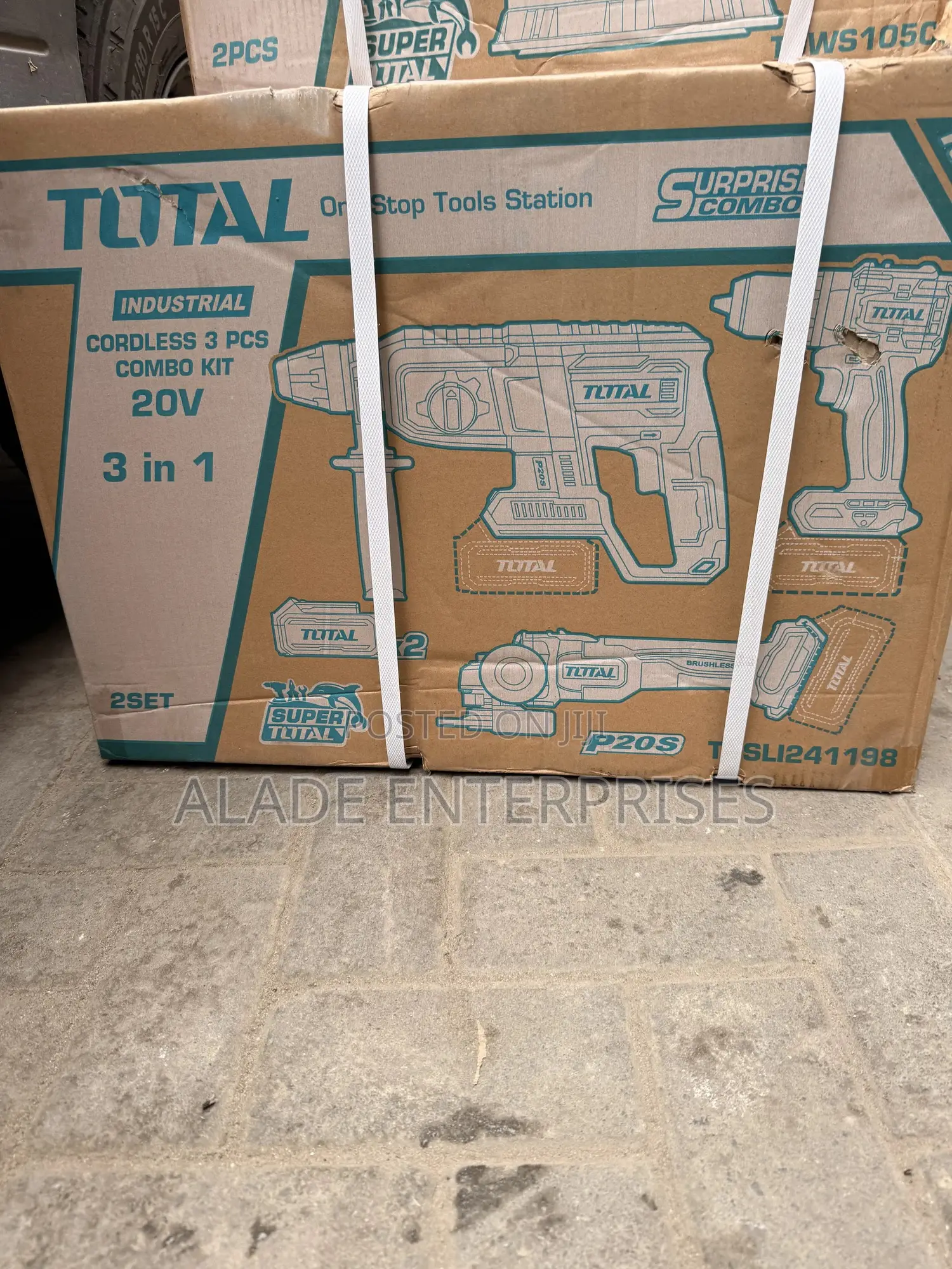 3in1 Industrial Combo Kit Brushless Total Tools