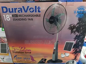 Duravolt 18 Inches Solar Standing Fan