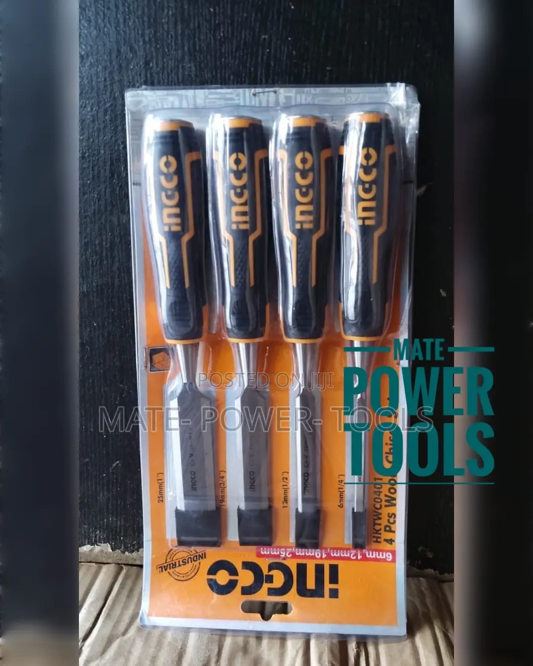 Ingco 4 PCS / Set Wood Chisel Cr-V