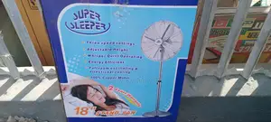 Super Sleep 18-Inch Standing Fan. Copper