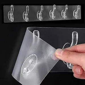 Long Transparent Stick Hook Hanger