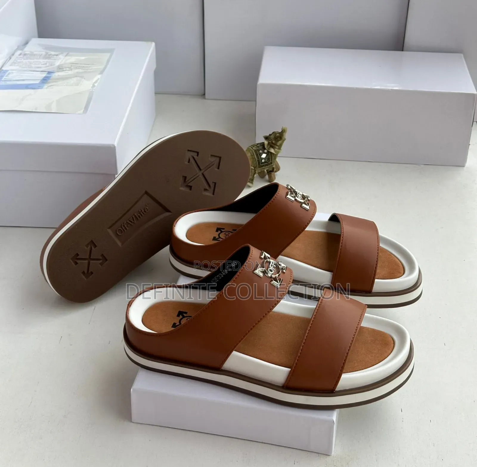 New Naked Wolfe Leather Slippers
