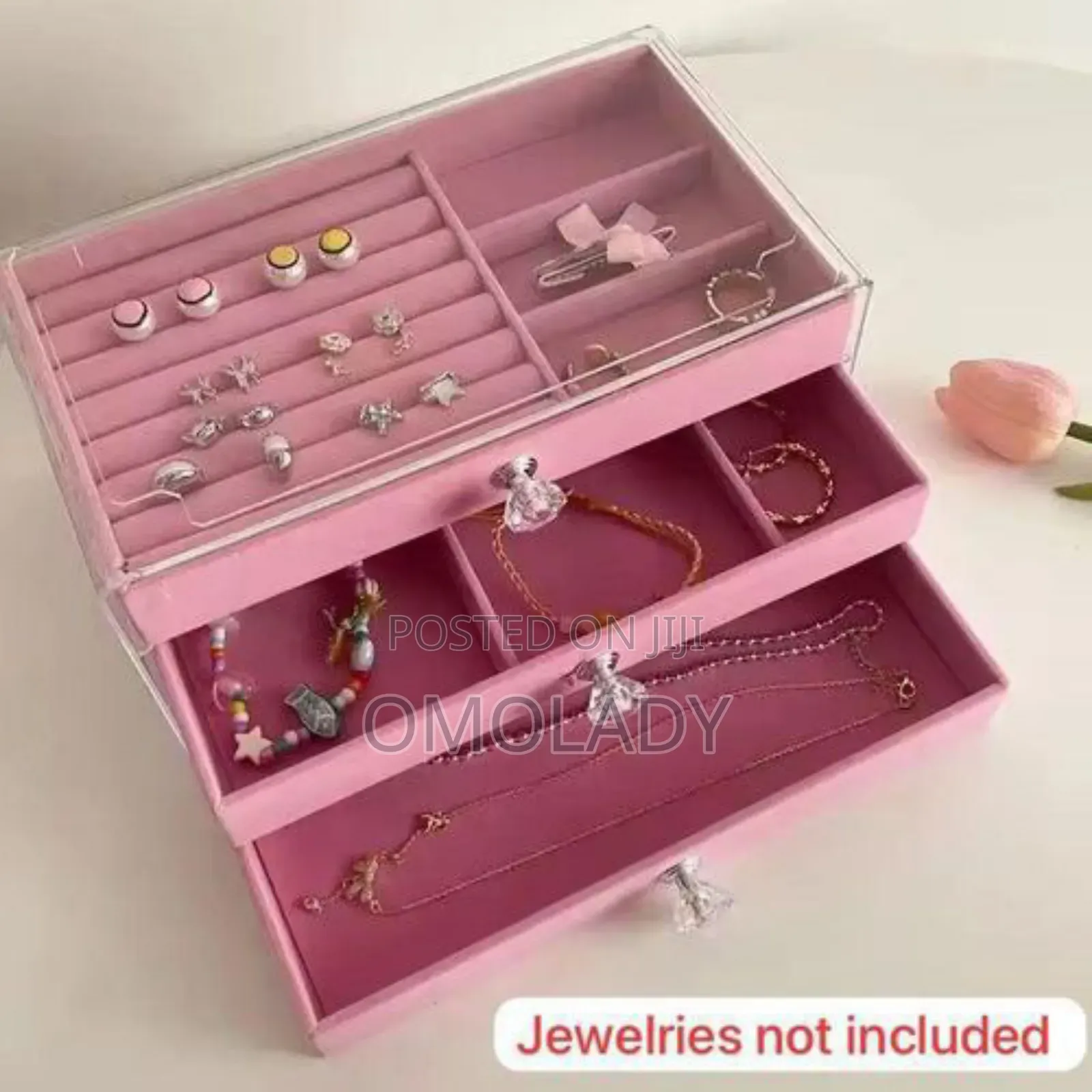 3 Layer Multifunctional Acrylic Jewellery Box