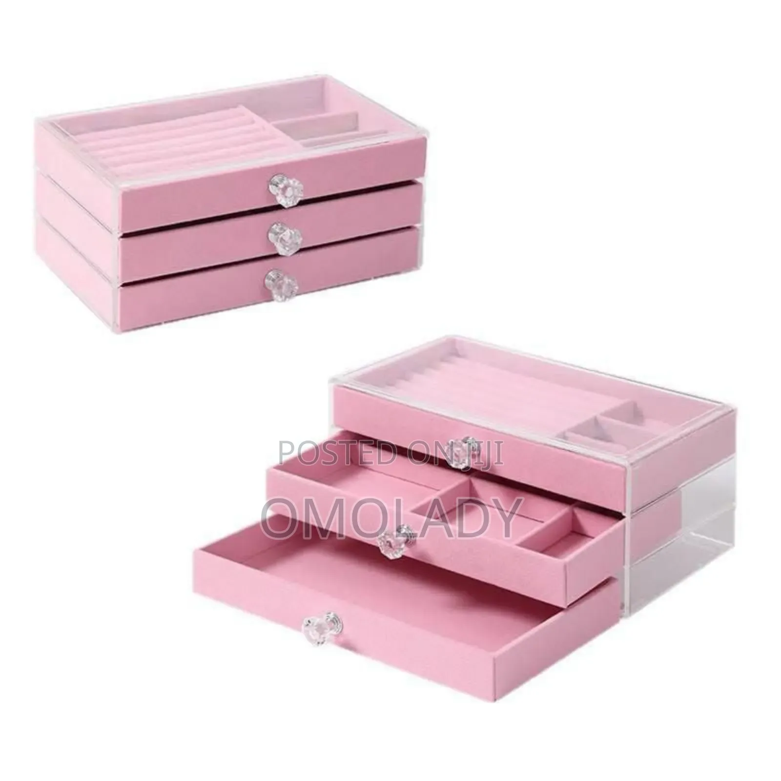 3 Layer Multifunctional Acrylic Jewellery Box