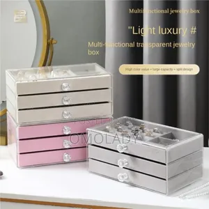3 Layer Multifunctional Acrylic Jewellery Box