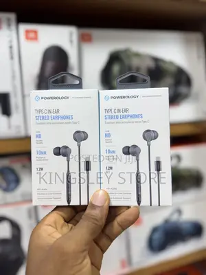 Powerology Type-c In-ear Stereo Earphones