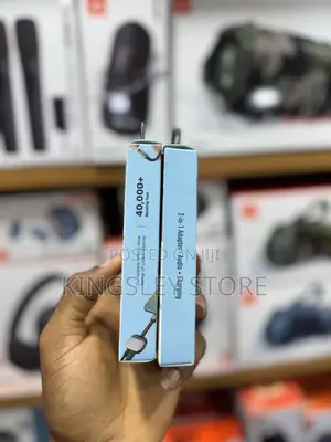Powerology 2-in-1 Adapter Type-c To 3.5mm Aux - Gray