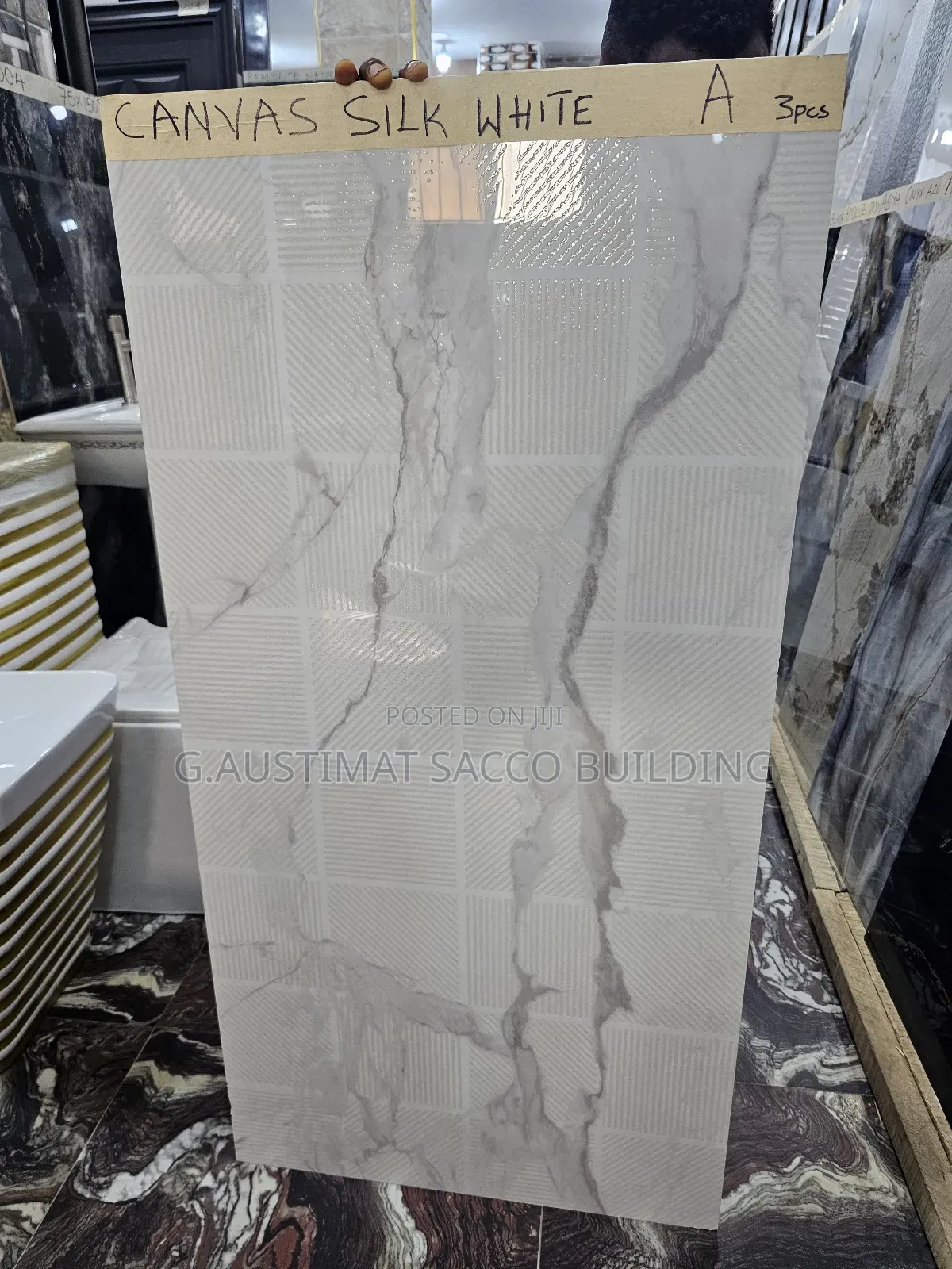 Canvas Silk White 60x120
