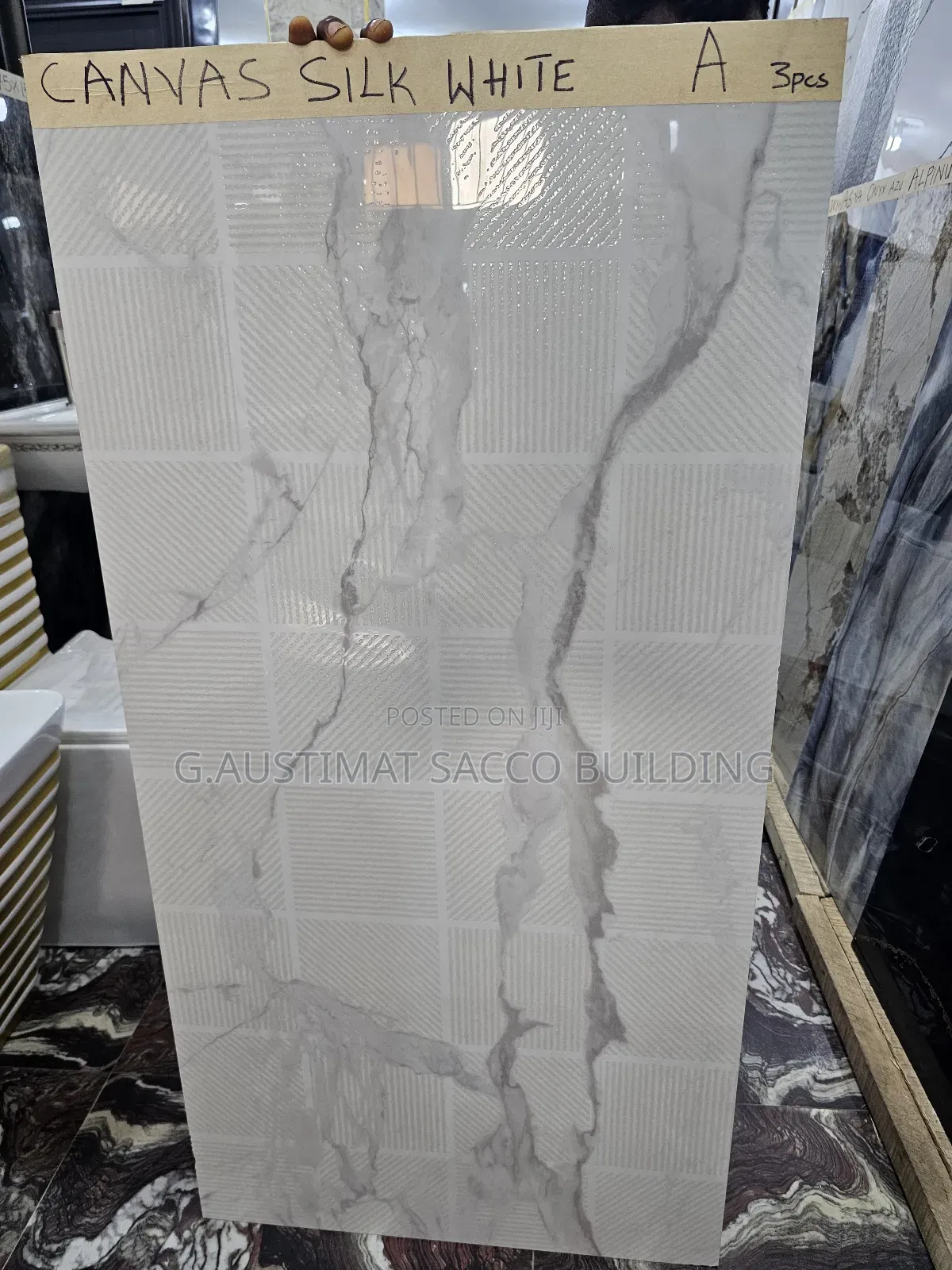 Canvas Silk White 60x120