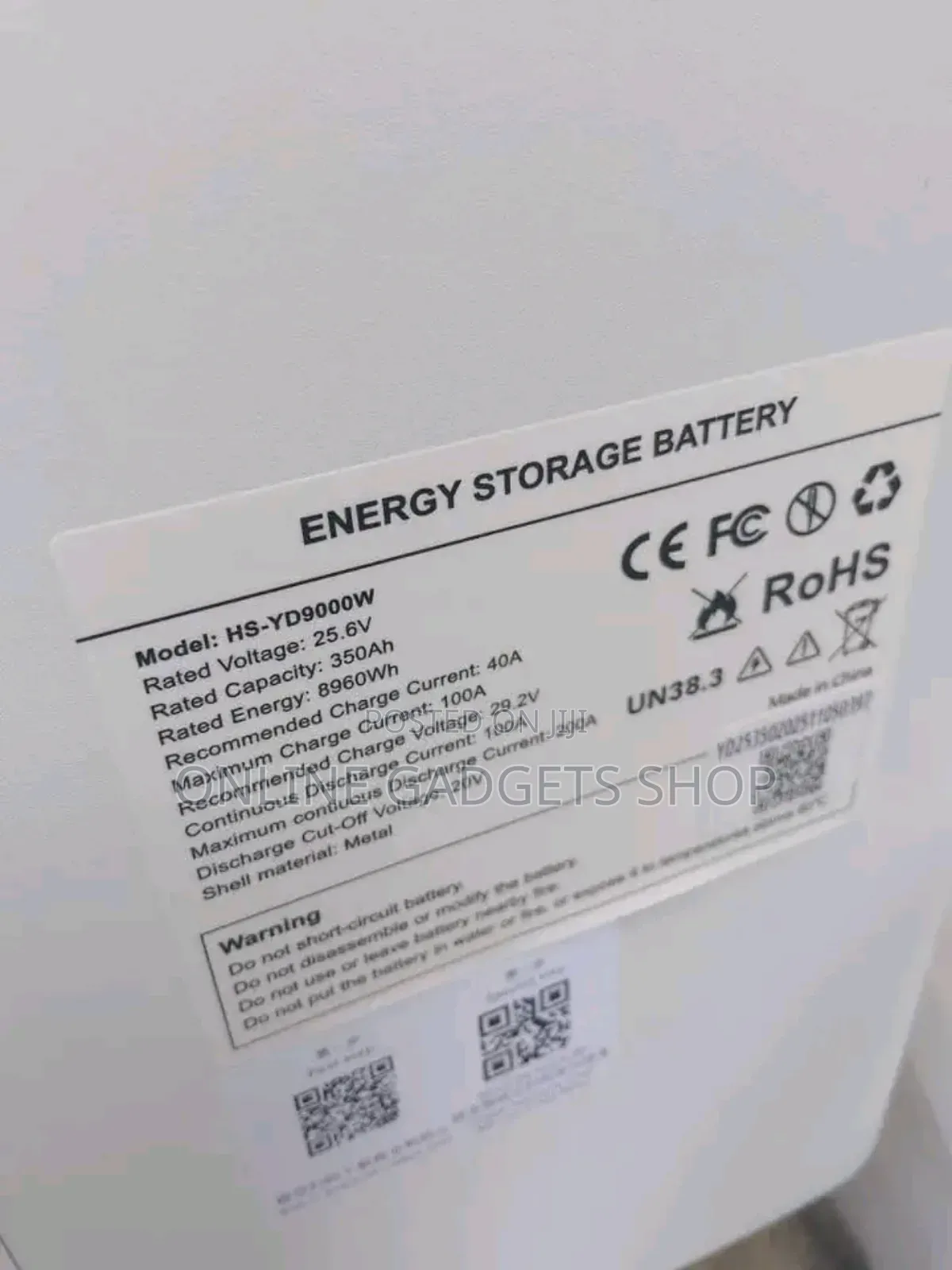 Haisic 8kwh/24v Lithium Battery