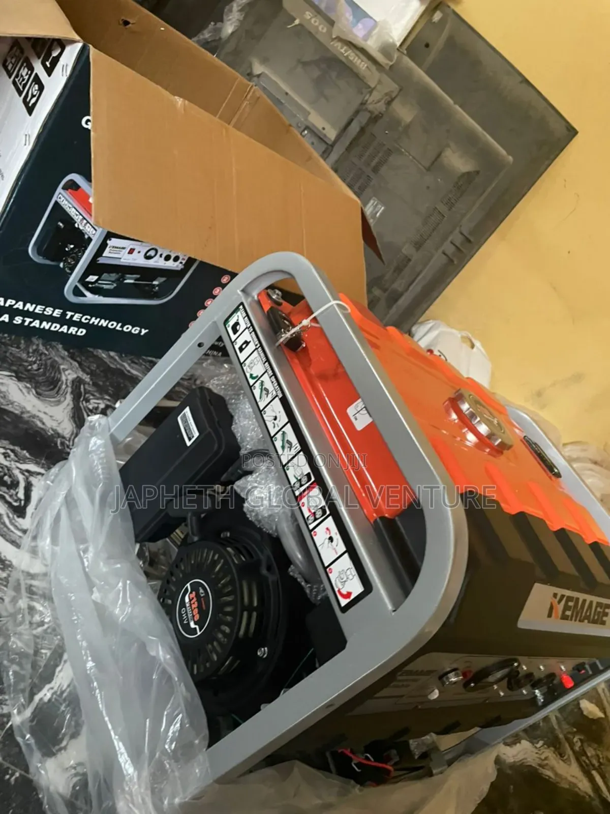 Kemage Generator 5.5kva 100% Copper Coil