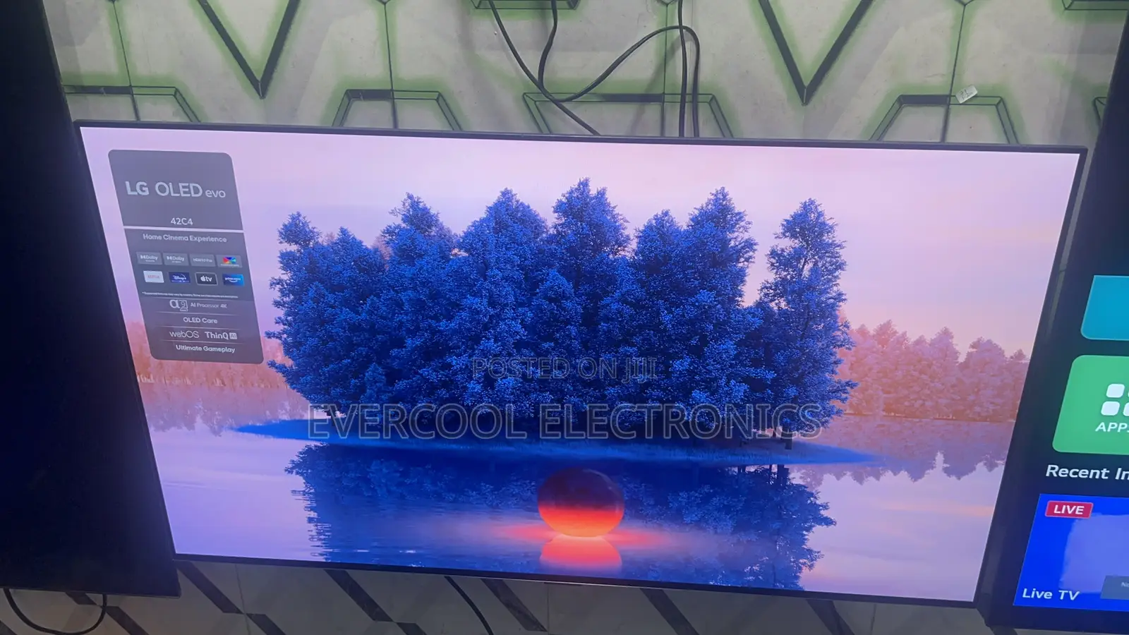 Sleek 42” 2024 Lg Oled Evo C4 Smart Tv